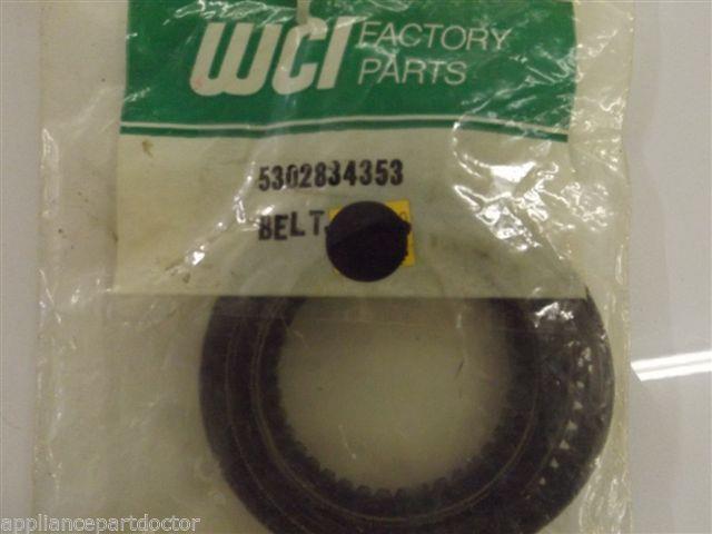 WCI Frigidaire Electrolux Washer 5302834353 BELT NEW IN BOX WCI Frigidaire Electrolux Washer 5302834353 BELT NEW IN BOX